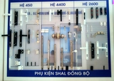 Các thành phần chính trong một bộ phụ kiện cửa nhôm