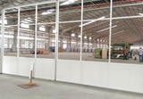 Vách Ngăn Nhôm Kính Nhà Xưởng.