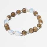 VÒNG TRẦM PHONG THUỶ MIX ĐÁ AQUAMARINE