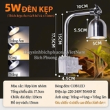 ĐÈN COB RỌI NHÔM XINMA 5W – 7W 3 CHẾ ĐỘ MÀU