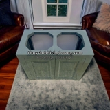 CHÂN TỦ GỖ SỒI TỰ NHIÊN MÀU XÁM LÔNG CHUỘT ADA - AQUARIUM WOOD CABINET