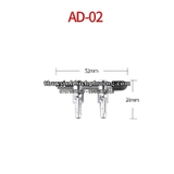 VAN CHIA OXY INOX CÓ KHÓA ĐIỀU TIẾT OXY PHI 4-5-6