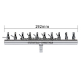 VAN CHIA OXY INOX CÓ KHÓA ĐIỀU TIẾT OXY PHI 8 - VAN CHIA 2, 4, 6, 8, 10, 12