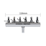 VAN CHIA OXY INOX CÓ KHÓA ĐIỀU TIẾT OXY PHI 8 - VAN CHIA 2, 4, 6, 8, 10, 12