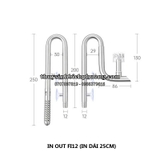 IN OUT INOX WEEK AQUA CÓ LỌC VÁNG FI12, FI16