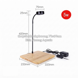 ĐÈN LED MINI ĐẾ GỖ 3W, 5W, 7W, 9W