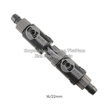 EHEIM DOUBLE TAP VALVE WITH QUICK (9MM, 12MM, 16MM) - VAN KHÓA ĐÔI NGẮT NƯỚC NHANH