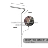 CHÂN TREO / GIÁ TREO ĐÈN ĐƠN INOX MAD CHO HỒ THỦY SINH 40 - 50CM
