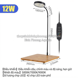 ĐÈN LED BIAOSE ĐẾ GỖ TRE DIMMER (CHIP LED OSRAM)
