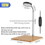 ĐÈN LED BIAOSE ĐẾ GỖ TRE DIMMER (CHIP LED OSRAM)