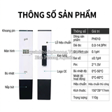 BÚT ĐO PH NƯỚC ATC THẾ HỆ MỚI (MÀU TRẮNG ĐEN) – THIẾT KẾ NÂNG CẤP, ĐO SIÊU NHANH, CHÍNH XÁC VƯỢT TRỘI