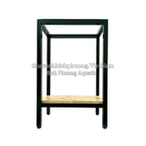 CHÂN ĐỂ HỒ CÁ - KỆ SẮT 2 TẦNG 1 MẶT GỖ