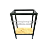 CHÂN ĐỂ HỒ CÁ - KỆ SẮT 2 TẦNG 1 MẶT GỖ