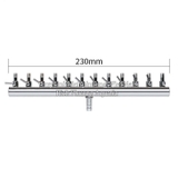 VAN CHIA OXY INOX CÓ KHÓA ĐIỀU TIẾT OXY PHI 8 - VAN CHIA 2, 4, 6, 8, 10, 12