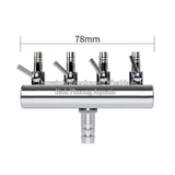 VAN CHIA OXY INOX CÓ KHÓA ĐIỀU TIẾT OXY PHI 8 - VAN CHIA 2, 4, 6, 8, 10, 12