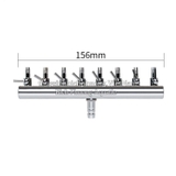 VAN CHIA OXY INOX CÓ KHÓA ĐIỀU TIẾT OXY PHI 8 - VAN CHIA 2, 4, 6, 8, 10, 12
