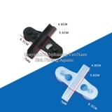 KẸP HÍT KÍNH GIỮ TẤM LƯỚI NHỰA LÀM VÁCH NGĂN