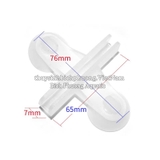KẸP HÍT KÍNH GIỮ TẤM LƯỚI NHỰA LÀM VÁCH NGĂN