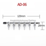 VAN CHIA OXY INOX CÓ KHÓA ĐIỀU TIẾT OXY PHI 4-5-6