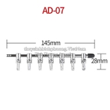 VAN CHIA OXY INOX CÓ KHÓA ĐIỀU TIẾT OXY PHI 4-5-6