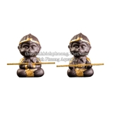 TƯỢNG TÔN NGỘ KHÔNG - TRANG TRÍ (TẶNG GẬY NHƯ Ý)