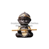 TƯỢNG TÔN NGỘ KHÔNG - TRANG TRÍ (TẶNG GẬY NHƯ Ý)