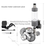 VAN ĐIỆN CO2 WEEK AQUA 2 ĐỒNG HỒ - DOUBLE METER SOLENOID VALVE