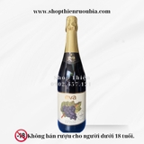 Nước Trái Cây Tây Ban Nha EVA Sparkling Red Grape 750ml-Vị Nho Đỏ