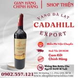 Vang Đà Lạt CADAHILL EXPORT 13% 750ml