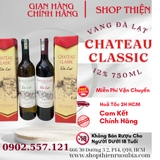 Vang Trắng Đà Lạt CHATEAU CLASSIC 12% 750ml