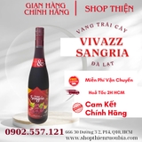Rượu Vang Trái Cây Nhẹ Độ VIVAZZ SANGRIA 7% 750ml - Nho đỏ