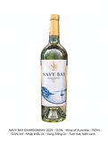 Vang Úc NAVY BAY 2025 13.5% - Bộ 5 Vị Ruby Blue Gold Pearl Chardonnay - Wine of Australia 750ml
