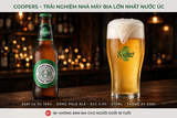 Bia Úc Coopers Original Pale Ale 4.5% 375ml - Thùng 24 Chai Nhập Khẩu Úc
