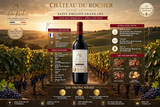 Vang Đỏ Pháp Château Du Rocher Saint-Émilion Grand Cru 14% 750ml - Vang Bordeaux Cao Cấp