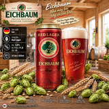 Bia Đức Eichbaum Red Lager 5.9% - Bia Đỏ Nhập Khẩu Đức 500ml - Thùng 24 Lon - Từ 1679