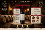 Vang Đỏ Pháp Château Du Rocher Saint-Émilion Grand Cru 14% 750ml - Vang Bordeaux Cao Cấp