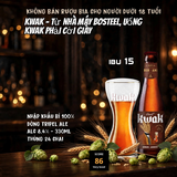 Bia Kwak Bỉ 8,4% 330ml - Tripel Ale Nhập Khẩu 100% - Thùng 24 Chai