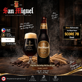 Thùng Bia San Miguel Cerveza Negra Dark Lager 4.9% & Blanca Wheat 5.4% - Bia Nhập Philippines 24 Chai x 330ml