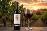 Rượu Vang Việt Nam MATERIA Carmenere 750ml - Vang Đỏ Việt Nam Nhãn Trắng Ép Kim Vàng - 5 Huy Chương Vàng