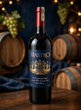 Vang Đỏ MASTRO Nhãn Xanh Navy 750ML 14% - Vị Êm Dịu Chát Nhẹ - Dễ Uống