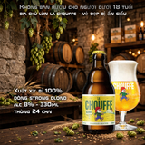[Thùng 24 Chai] Bia Chú Lùn La Chouffe Blonde 8% 330ml - Bia Bỉ Strong Blond - Brasserie d'Achouffe - Nhập Khẩu 100%