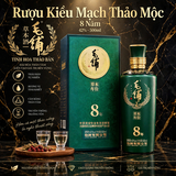 Rượu Kiều Mạch Thảo Mộc 8 Năm Mao Pu 42% 500ml - Tinh Hoa Thảo Bản, Ủ Truyền Thống