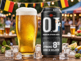 Bia Bỉ OJ Premium Strong Beer 8.5% - Thùng 24 Lon 500ml - Bia Mạnh Nhập Khẩu Belgium - Bia Lon Cao Cấp