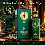 Rượu Kiều Mạch Thảo Mộc 8 Năm Mao Pu 42% 500ml - Tinh Hoa Thảo Bản, Ủ Truyền Thống