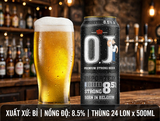 Bia Bỉ OJ Premium Strong Beer 8.5% - Thùng 24 Lon 500ml - Bia Mạnh Nhập Khẩu Belgium - Bia Lon Cao Cấp