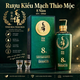 Rượu Kiều Mạch Thảo Mộc 8 Năm Mao Pu 42% 500ml - Tinh Hoa Thảo Bản, Ủ Truyền Thống