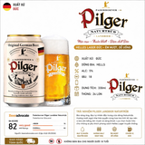 Bia Đức Pilger Helles Lager 5% 330ml - Thùng 24 Lon