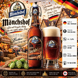 [Thùng 20 Chai] Bia Đức Mönchshof Bockbier 5,4% - Bia Nâu Bock - Dark Strong Lager Nhập Khẩu Đức - Chai 500ml Nút Bật Cổ Điển