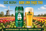 [Thùng 24 Lon] Bia Amsterdam Maximator 11.6% - Bia Mạnh Hà Lan - Strong Blond Beer 500ml - Nhập Khẩu Chính Hãng