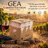 Rượu Vang Đỏ GEA Cabernet Sauvignon Organic & Vegan 3L - Vang Bịch Tây Ban Nha Nhập Khẩu